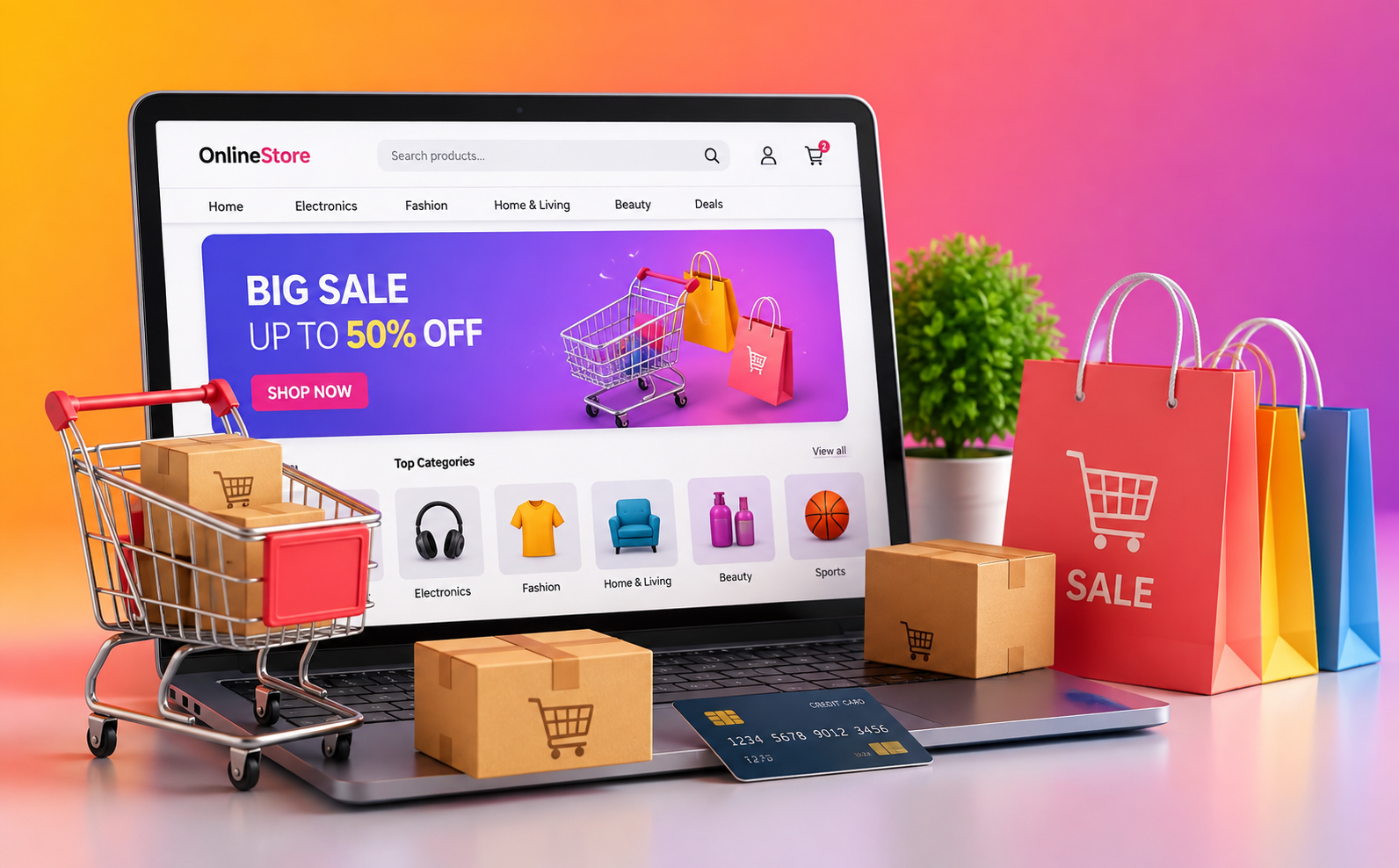 E-Commerce Website Design